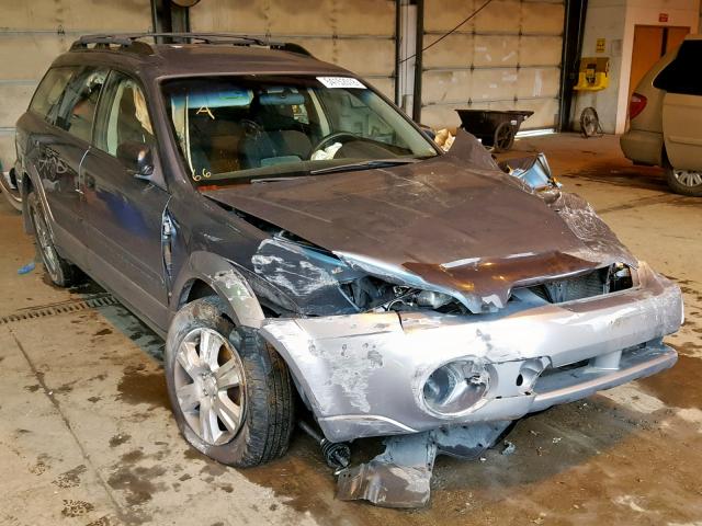 4S4BP61C757346766 - 2005 SUBARU LEGACY OUT BLUE photo 1