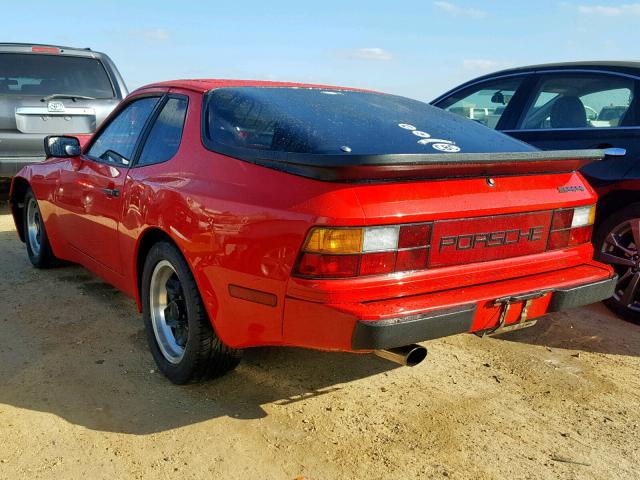 WP0AA0949DN453534 - 1983 PORSCHE 944 RED photo 3