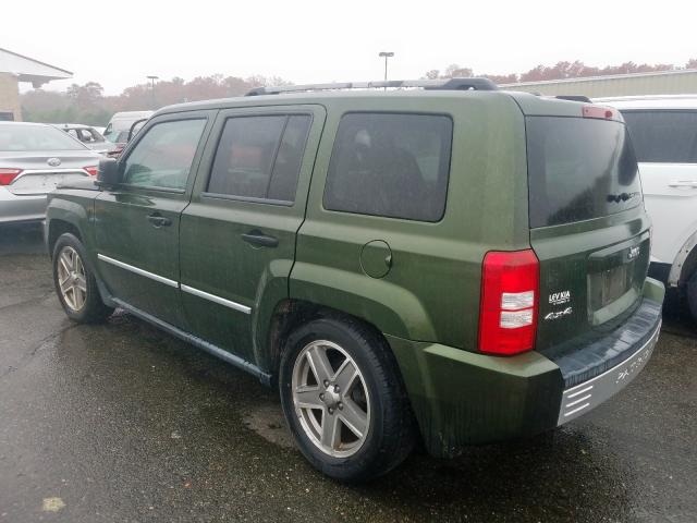 1J8FF48W58D570050 - 2008 JEEP PATRIOT LI GREEN photo 3