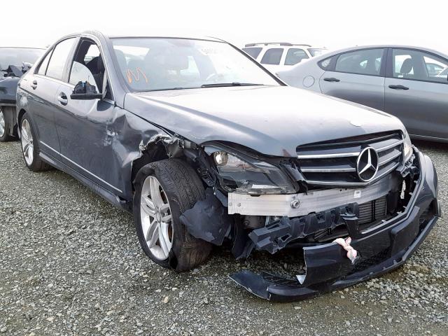 WDDGF4HB8EA929676 - 2014 MERCEDES-BENZ C 250 CHARCOAL photo 1