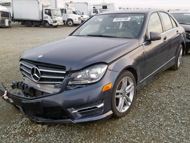 WDDGF4HB8EA929676 - 2014 MERCEDES-BENZ C 250 CHARCOAL photo 2