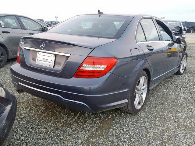 WDDGF4HB8EA929676 - 2014 MERCEDES-BENZ C 250 CHARCOAL photo 4