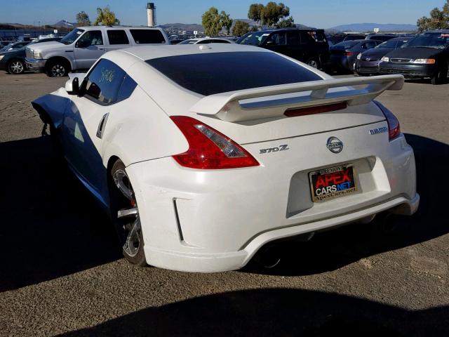 JN1AZ4EH2DM381383 - 2013 NISSAN 370Z BASE WHITE photo 3