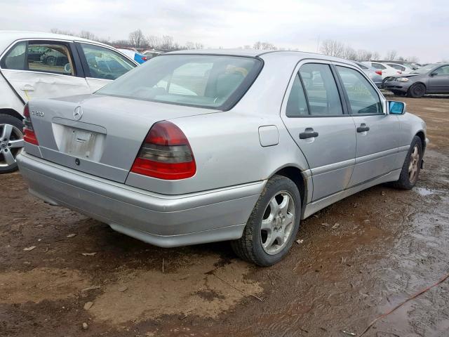 WDBHA29G8WF697238 - 1998 MERCEDES-BENZ C 280 SILVER photo 4