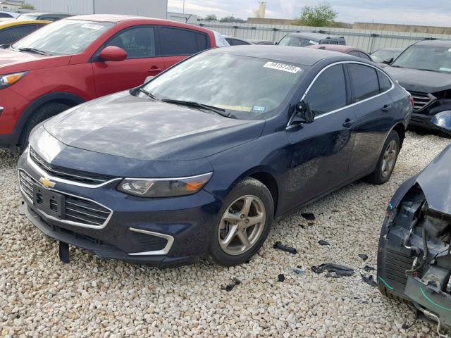 1G1ZB5ST3HF290418 - 2017 CHEVROLET MALIBU LS BLUE photo 2