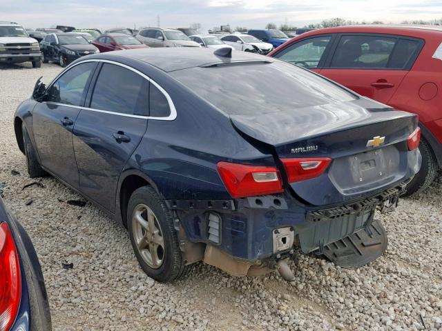 1G1ZB5ST3HF290418 - 2017 CHEVROLET MALIBU LS BLUE photo 3