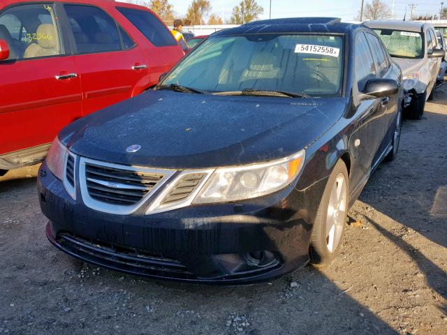 YS3FB49YX91004724 - 2009 SAAB 9-3 2.0T BLACK photo 2