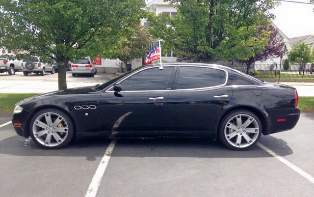 ZAMFE39A270030292 - 2007 MASERATI QUATTROPOR BLACK photo 3