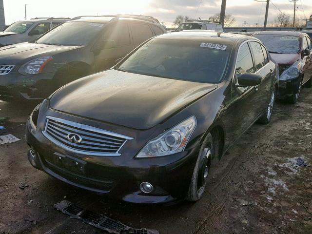 JN1CV6AR6DM755427 - 2013 INFINITI G37 BLACK photo 2