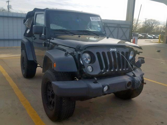 1C4AJWAG2FL699364 - 2015 JEEP WRANGLER S BLACK photo 1