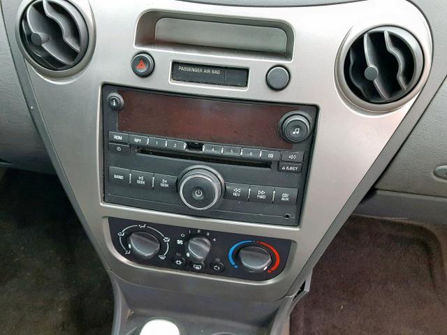 1G8AJ55F56Z201029 - 2006 SATURN ION LEVEL SILVER photo 9