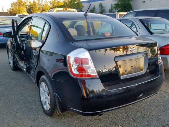 3N1AB61E38L627885 - 2008 NISSAN SENTRA 2.0 BLACK photo 3