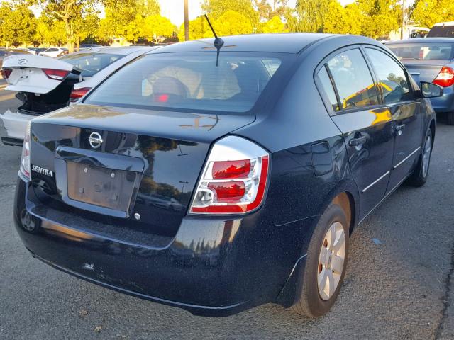 3N1AB61E38L627885 - 2008 NISSAN SENTRA 2.0 BLACK photo 4