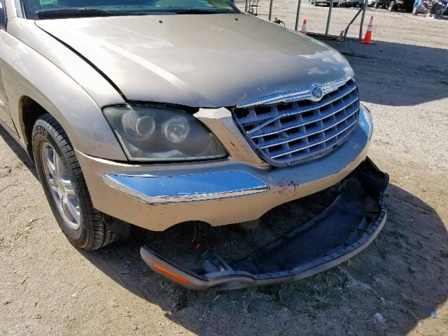 2C8GM68434R387960 - 2004 CHRYSLER PACIFICA GOLD photo 9