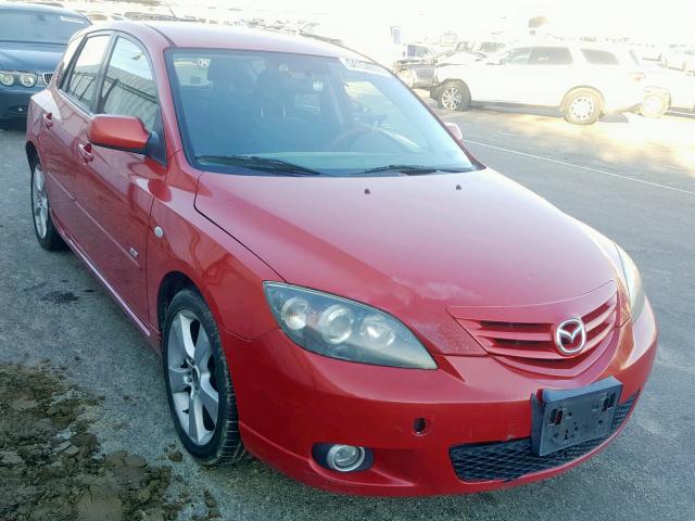 JM1BK143851303347 - 2005 MAZDA 3 HATCHBAC RED photo 1