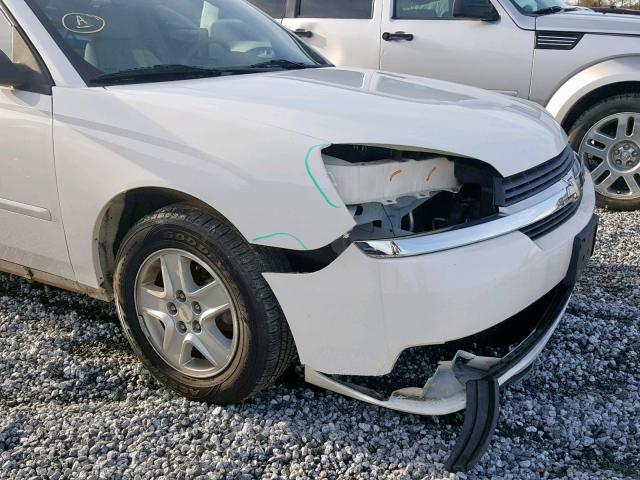 1G1ZT52805F181743 - 2005 CHEVROLET MALIBU LS 白色 照片 9