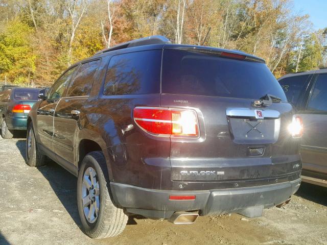 5GZEV23708J176286 - 2008 SATURN OUTLOOK XR ლურჯი ფოტო 3