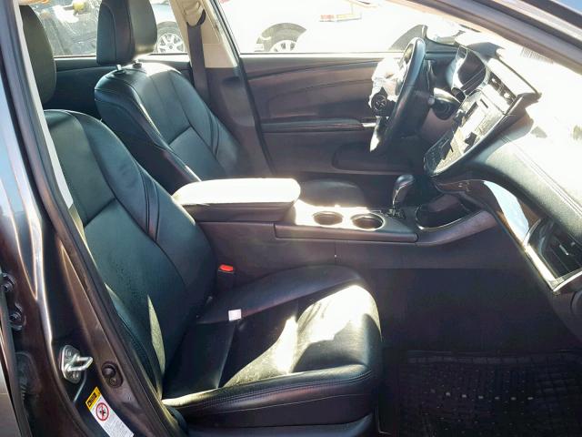 4T1BK1EB6FU142143 - 2015 TOYOTA AVALON XLE GRAY photo 5