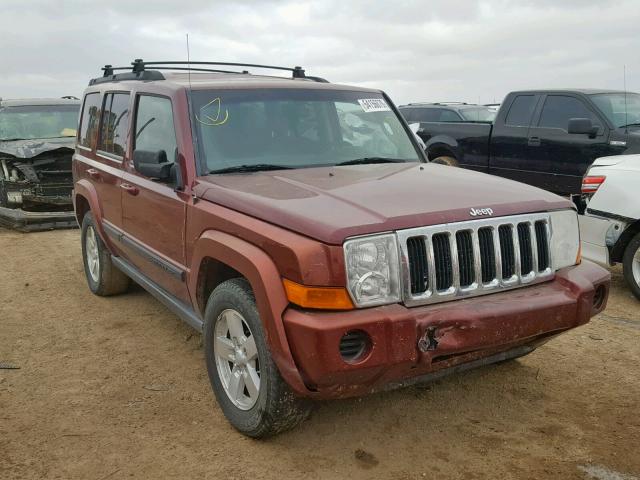 1J8HG48K17C546075 - 2007 JEEP COMMANDER მუქწითელი ფოტო 1