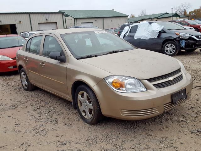 1G1AK52F457590644 - 2005 CHEVROLET COBALT TAN photo 1