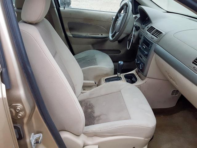 1G1AK52F457590644 - 2005 CHEVROLET COBALT TAN photo 5