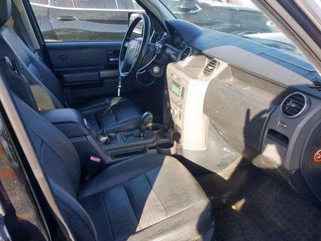 SALAE25406A411374 - 2006 LAND ROVER LR3 SE BLACK photo 5