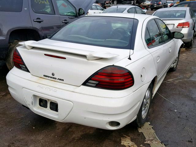 1G2NF52E14C246784 - 2004 PONTIAC GRAND AM S WHITE photo 4