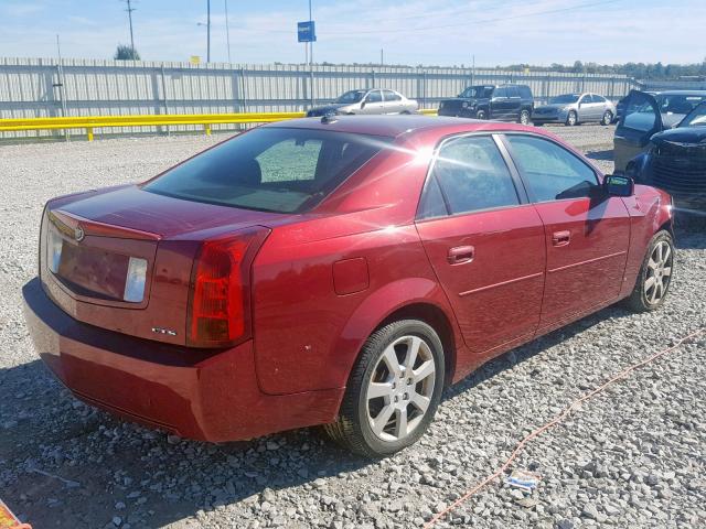 1G6DP577760150101 - 2006 CADILLAC CTS HI FEA RED photo 4