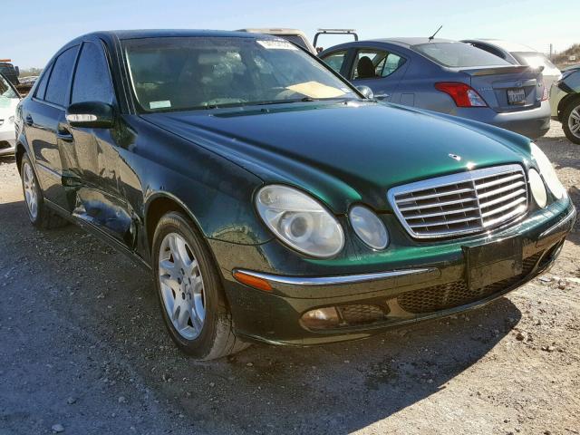 WDBUF65J83A217622 - 2003 MERCEDES-BENZ E 320 GREEN photo 1