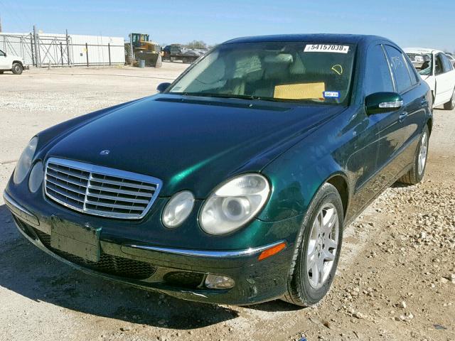 WDBUF65J83A217622 - 2003 MERCEDES-BENZ E 320 GREEN photo 2