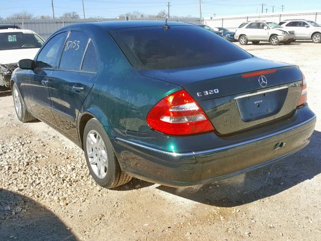 WDBUF65J83A217622 - 2003 MERCEDES-BENZ E 320 GREEN photo 3