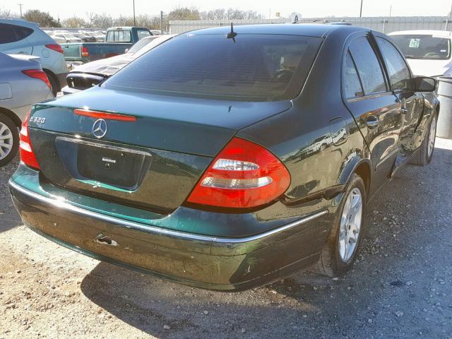 WDBUF65J83A217622 - 2003 MERCEDES-BENZ E 320 GREEN photo 4