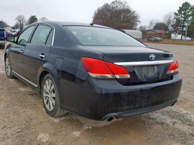 4T1BK3DB9BU379006 - 2011 TOYOTA AVALON BAS BLACK photo 3