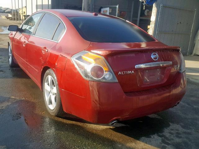 1N4BL21E77C119121 - 2007 NISSAN ALTIMA 3.5 BURGUNDY photo 3