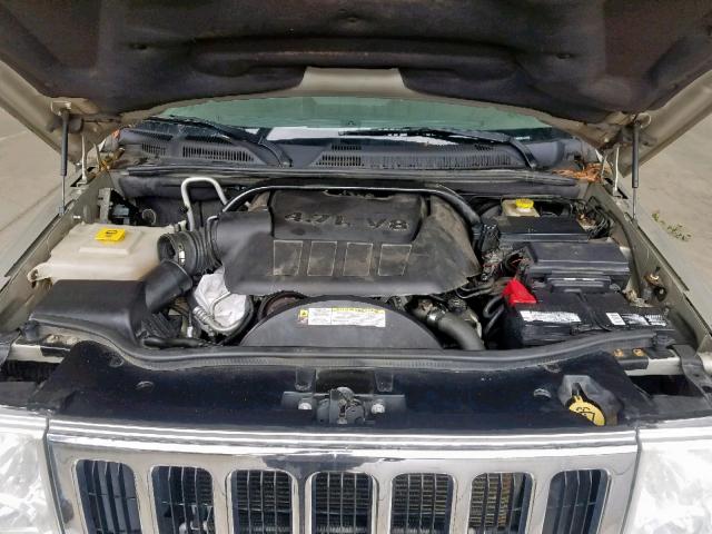 1J8HH58N18C175823 - 2008 JEEP COMMANDER ნაცრისფერი ფოტო 7