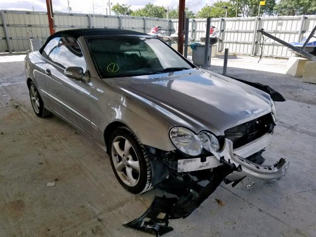 WDBTK65G84T022752 - 2004 MERCEDES-BENZ CLK 320 SILVER photo 1