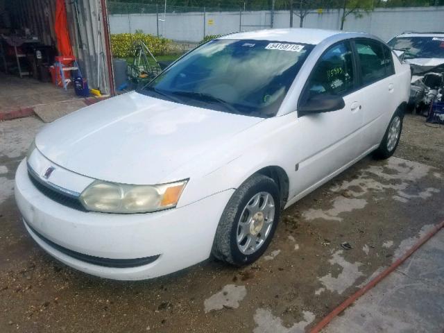1G8AJ52F53Z117311 - 2003 SATURN ION LEVEL WHITE photo 2