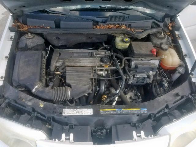 1G8AJ52F53Z117311 - 2003 SATURN ION LEVEL WHITE photo 7