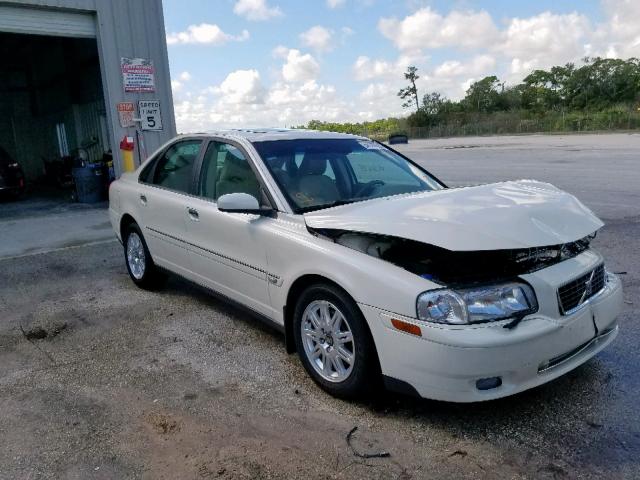 YV1TH592451402221 - 2005 VOLVO S80 2.5T WHITE photo 1