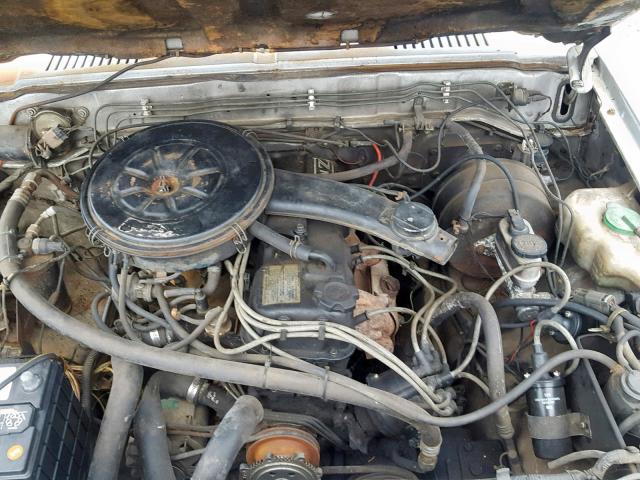 1N6ND01S0GC344492 - 1986 NISSAN 720 SILVER photo 7
