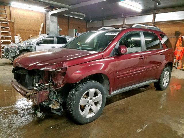 2CKDL73F776028969 - 2007 PONTIAC TORRENT BURGUNDY photo 2