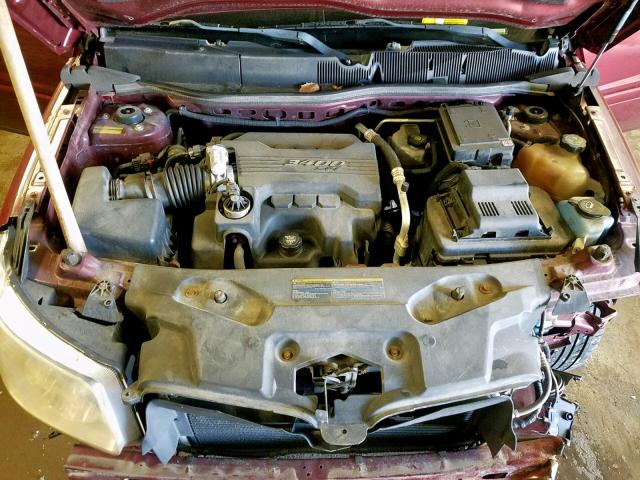 2CKDL73F776028969 - 2007 PONTIAC TORRENT BURGUNDY photo 7