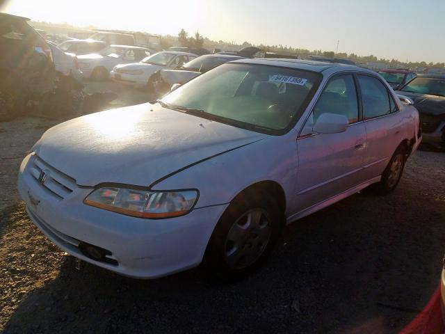 1HGCG16561A068429 - 2001 HONDA ACCORD EX WHITE photo 2