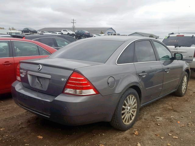 1MEFM43116G604360 - 2006 MERCURY MONTEGO PR ნაცრისფერი ფოტო 4