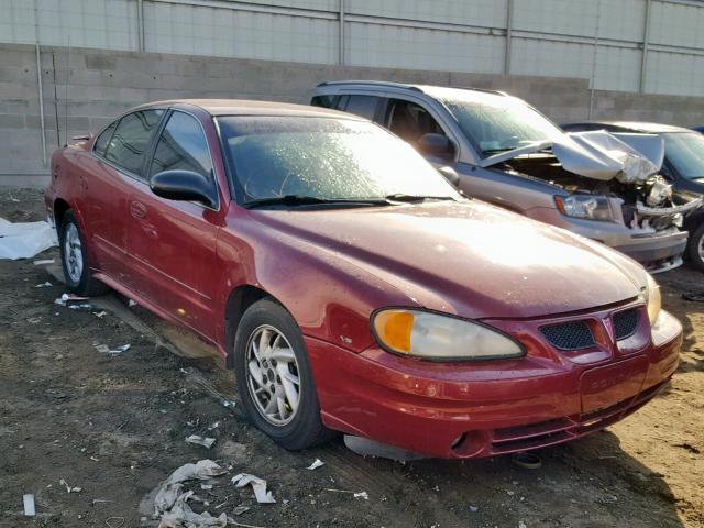 1G2NF52E34M544599 - 2004 PONTIAC GRAND AM S MAROON photo 1