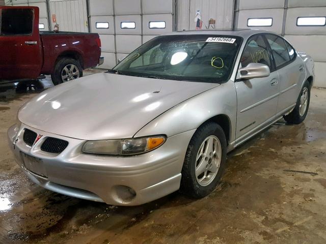 1G2WK52JX3F135693 - 2003 PONTIAC GRAND PRIX GRAY photo 2