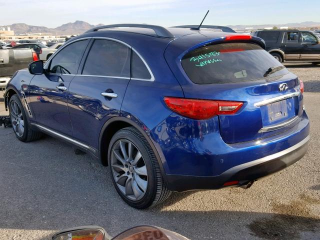 JN8AS1MWXCM151528 - 2012 INFINITI FX35 BLUE photo 3