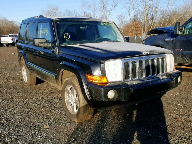1J8HG48K78C135054 - 2008 JEEP COMMANDER BLACK photo 1