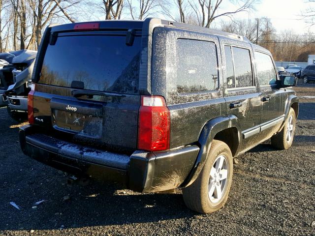1J8HG48K78C135054 - 2008 JEEP COMMANDER BLACK photo 4