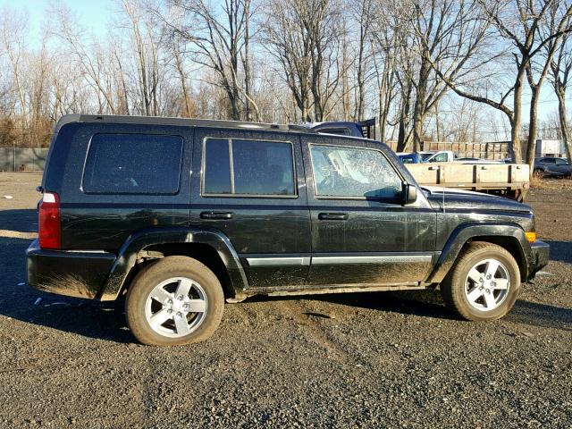 1J8HG48K78C135054 - 2008 JEEP COMMANDER BLACK photo 9